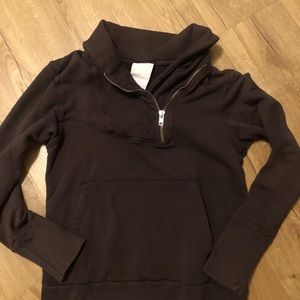OAK quarter-zip crewneck